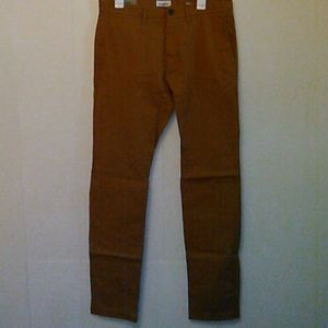 New Goodfellow mens skinny fit chino pants 34/34